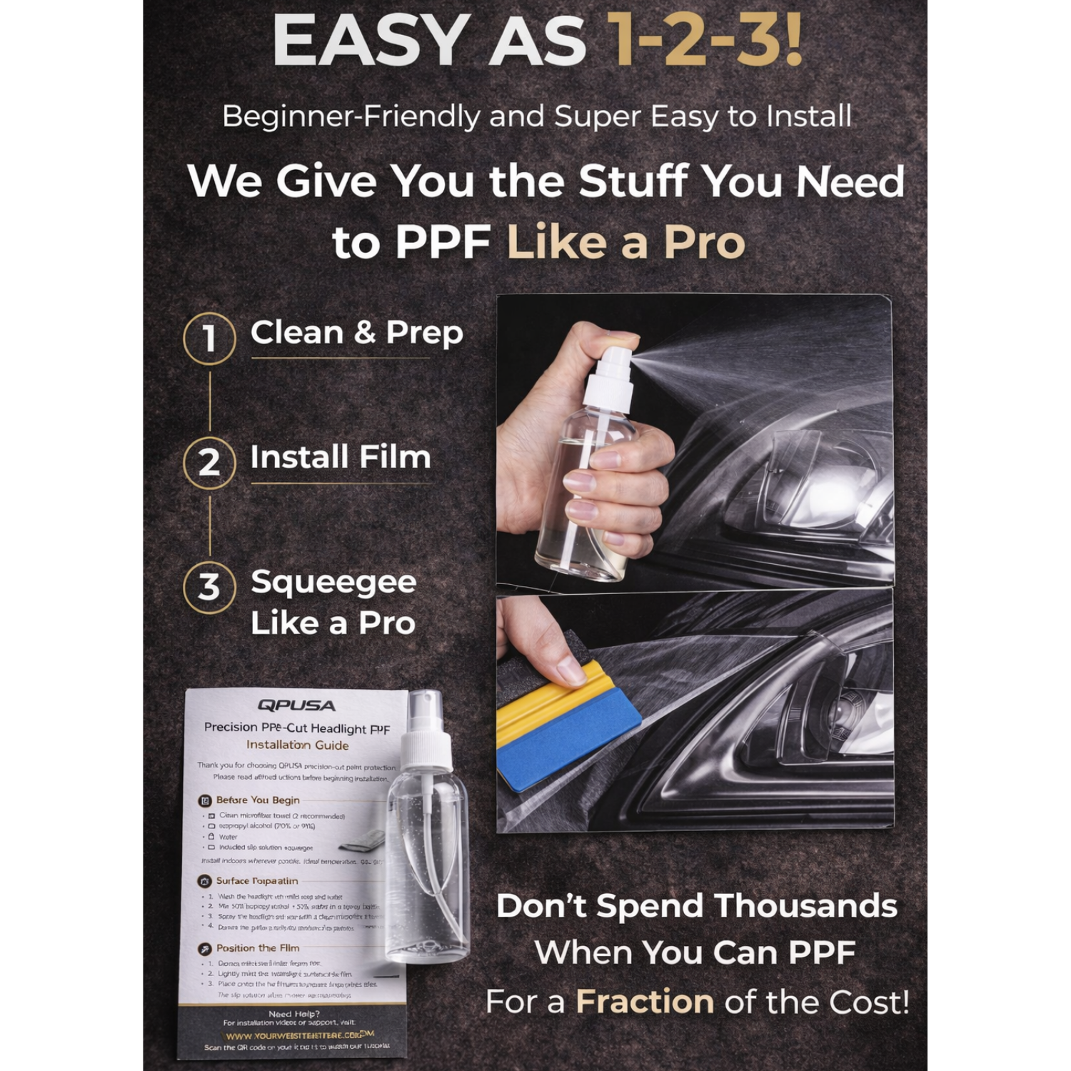 Tesla Cybertruck Screen Protector PPF Kit