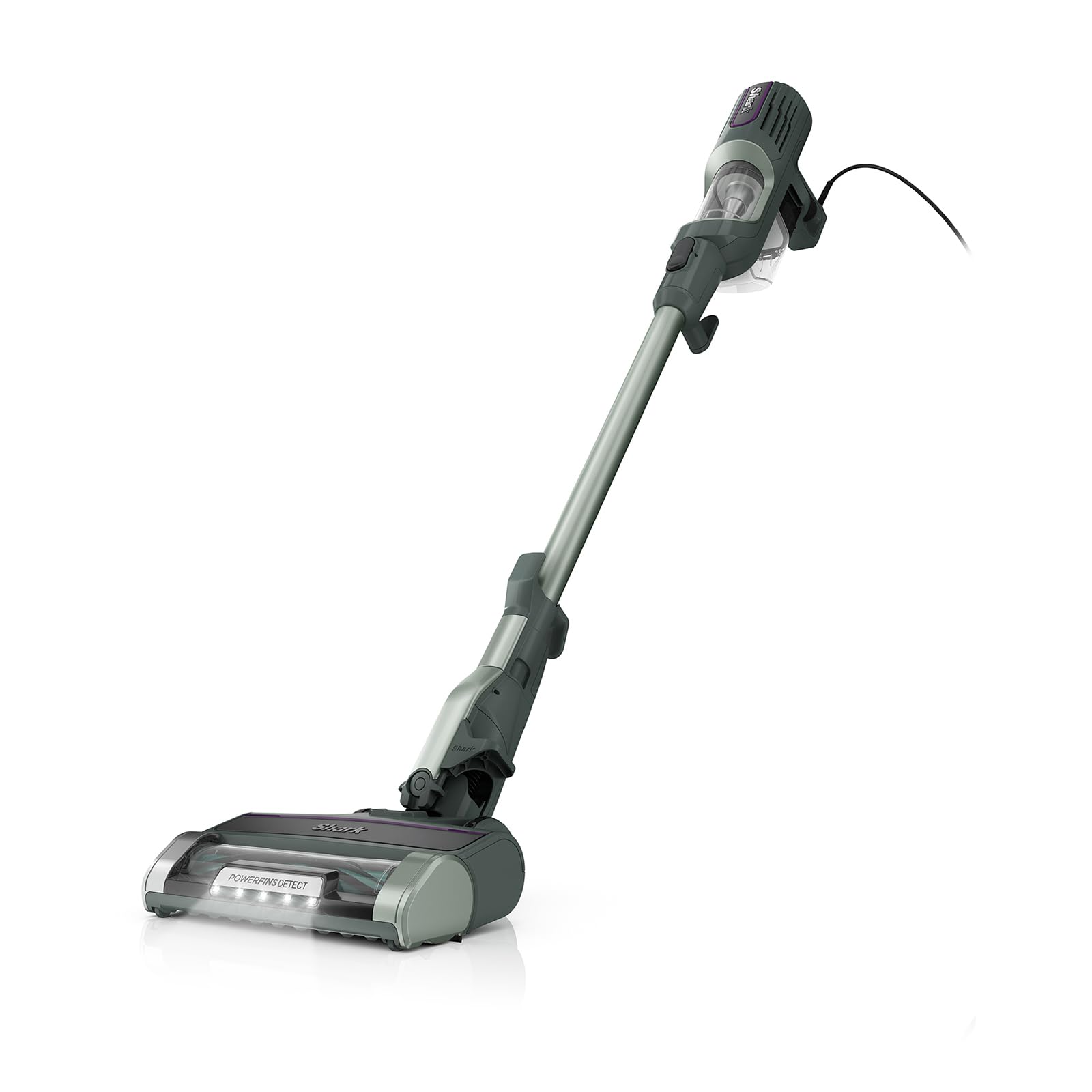 Shark Detect Ultralight Corded Stick Vacuum with Direction Detect and Self-Cleaning Brushroll, Powerful Hair Pickup, Ultra-Lightweight, Crevice & Upholstery Tool Included, Evergreen, HZ752